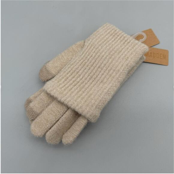 Steve Madden Gloves Womens One Size Tan EZ Tap Soft Cozy Warm Neutral Essentials - Picture 6 of 6
